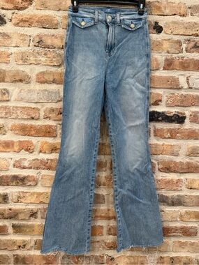 7 for all mankind denim flare jeans